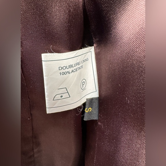 Beautiful 100% Brown Cashmere & Russian Sable Fur Trim Jacket Coat Small - Picture 11 of 12